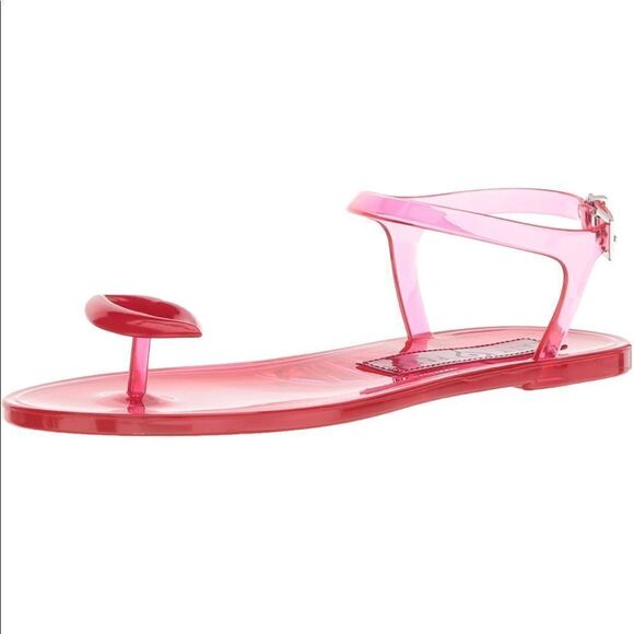NIB 👄 KATY PERRY THE GELI JELLY LIPS SANDALS - Picture 5 of 8